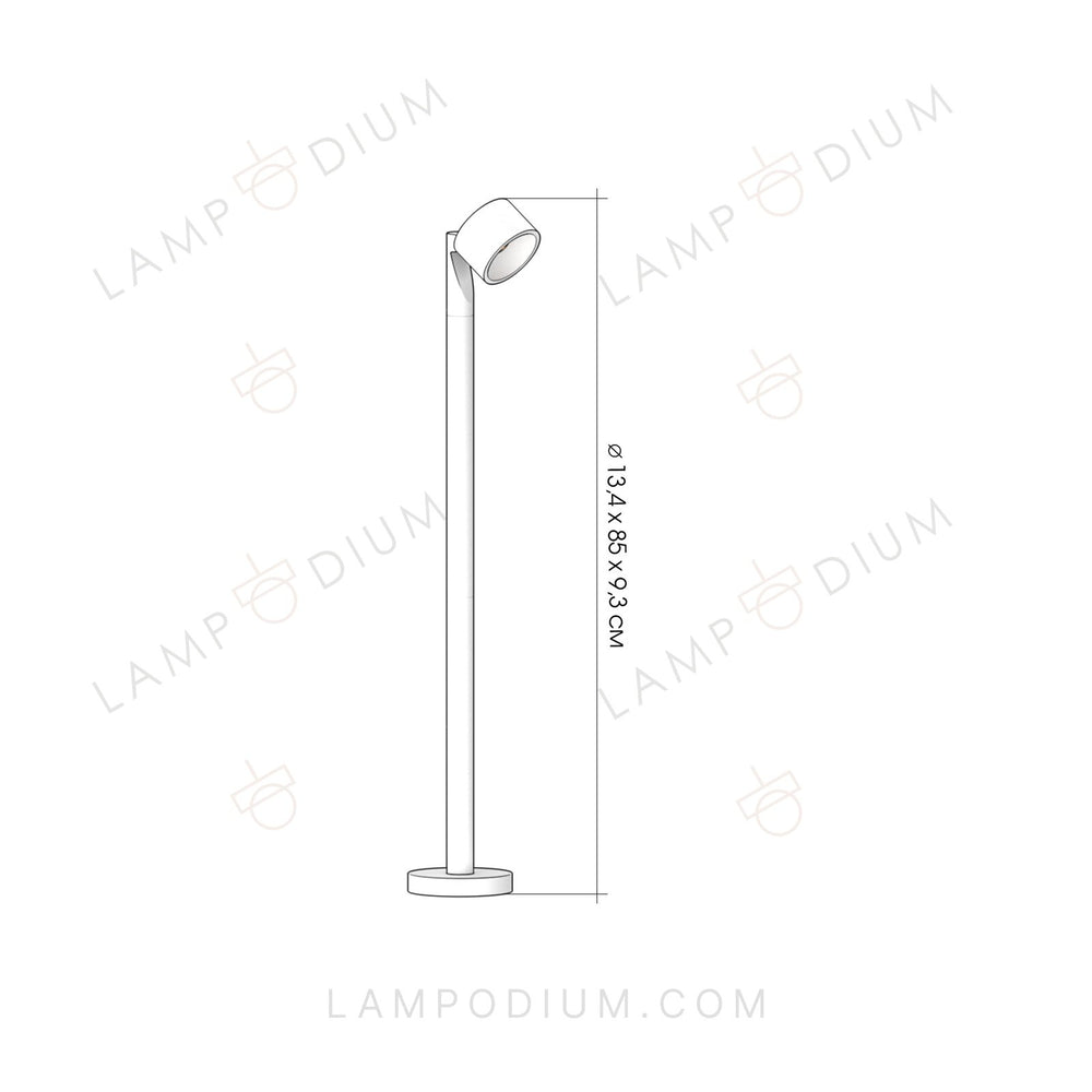 Exterior light LAMPIONE STRADALE 7067