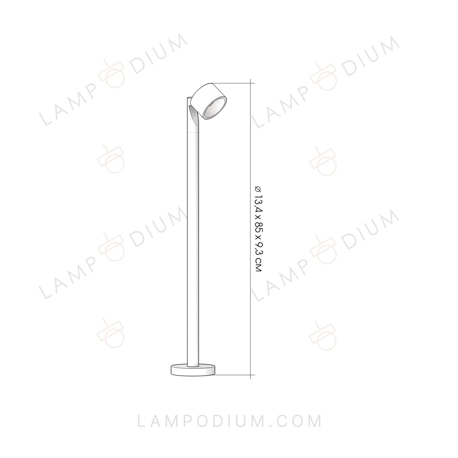 Exterior light LAMPIONE STRADALE 7067