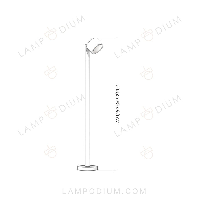 Exterior light LAMPIONE STRADALE 7067