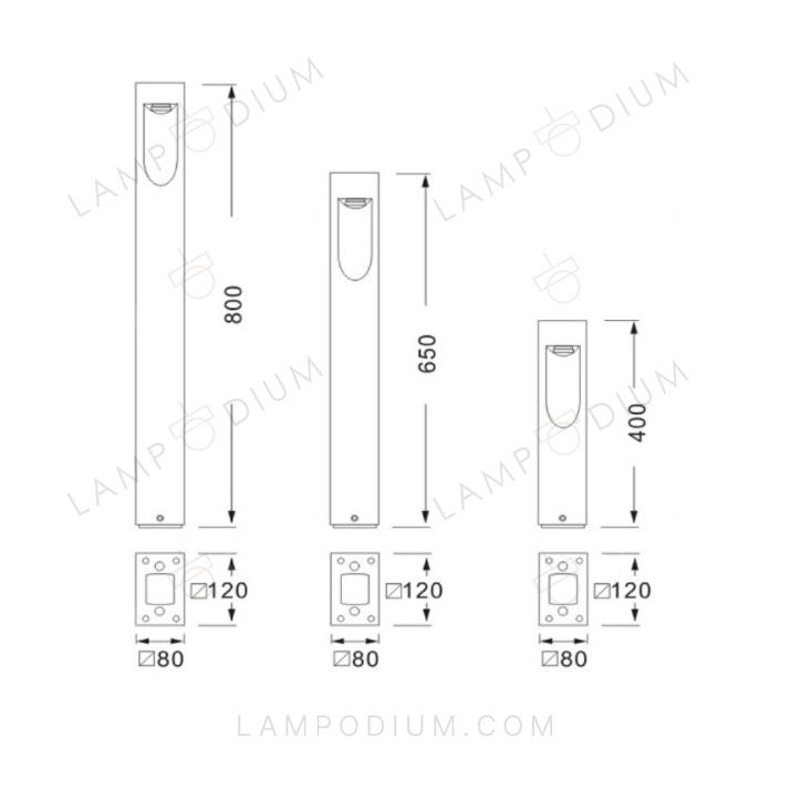 Exterior light DORTO