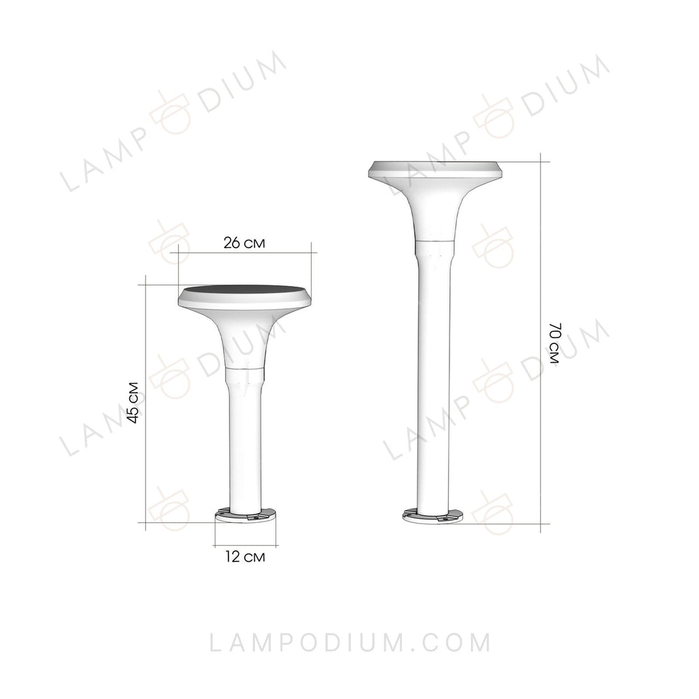 Exterior light ALZENARTE