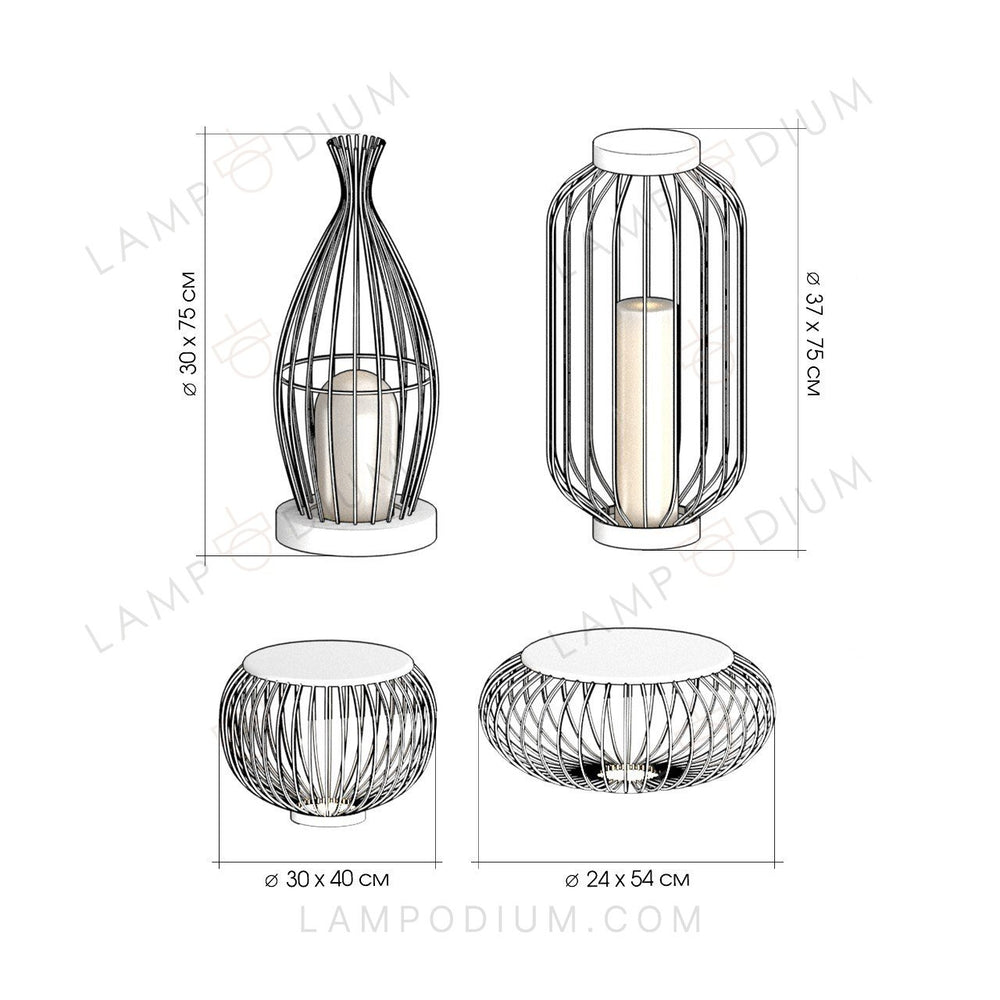 Exterior light LAMPIONE STRADALE 7025 BEC