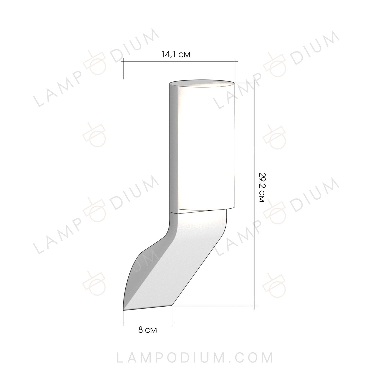 Wall sconce FLONE INDUTTIVO