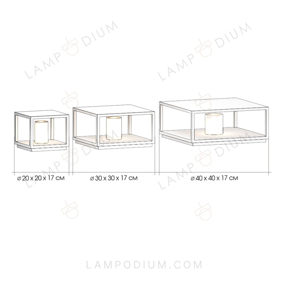 Exterior light LAMPIONE STRADALE 7076