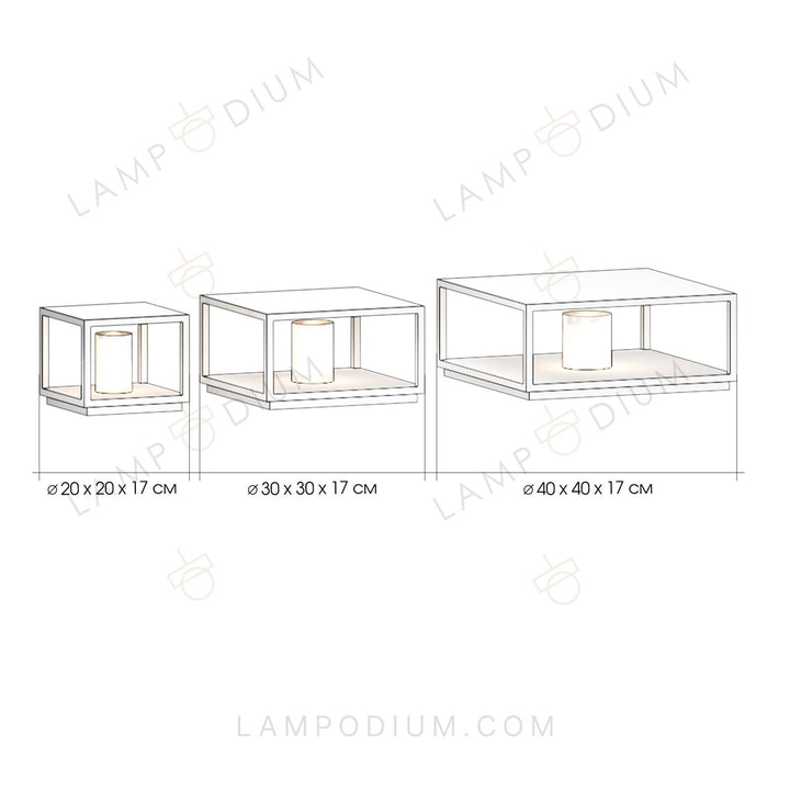 Exterior light LAMPIONE STRADALE 7076