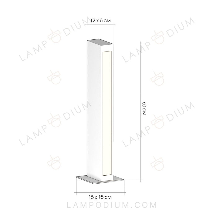 Exterior light LAMPIONE STRADALE 7062 V