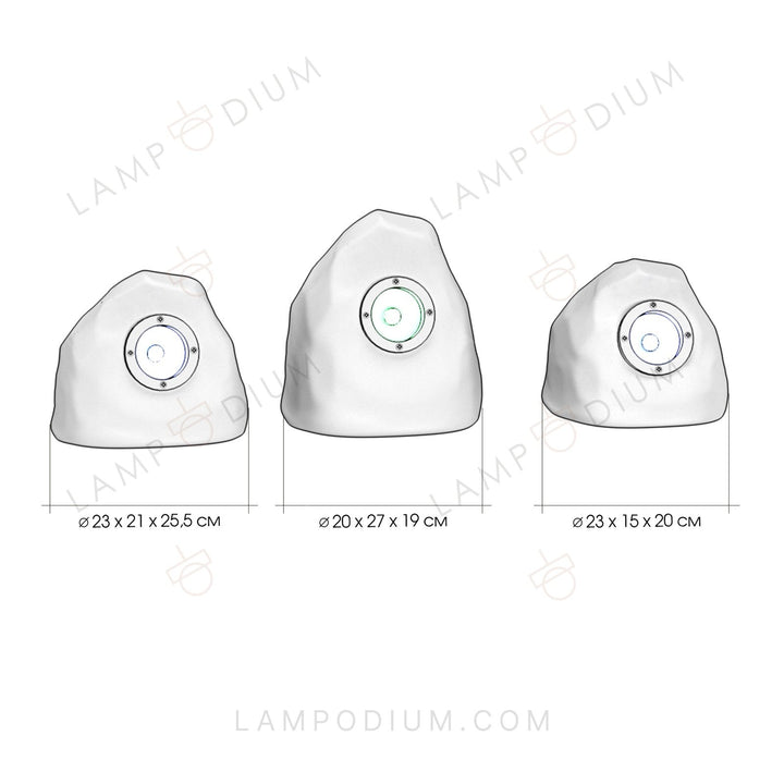 Exterior light LAMPIONE STRADALE 7058 DIVA