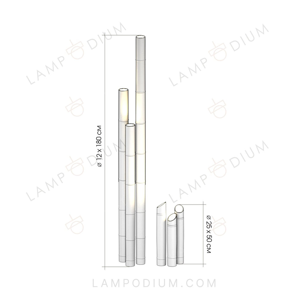 Exterior light LAMPIONE STRADALE 7039