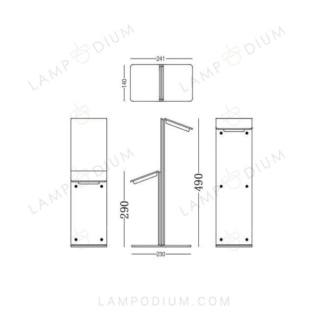 Exterior light KOMINO