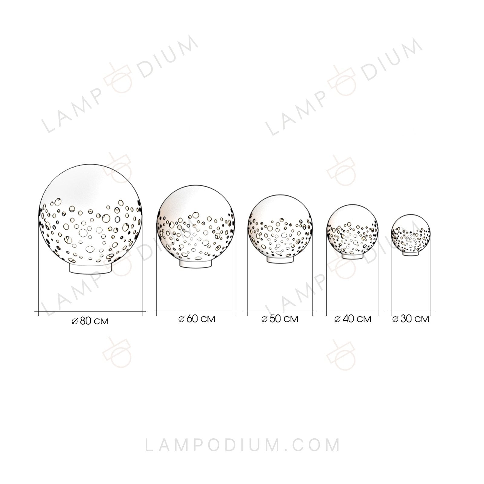 Exterior light LAMPIONE STRADALE 7064