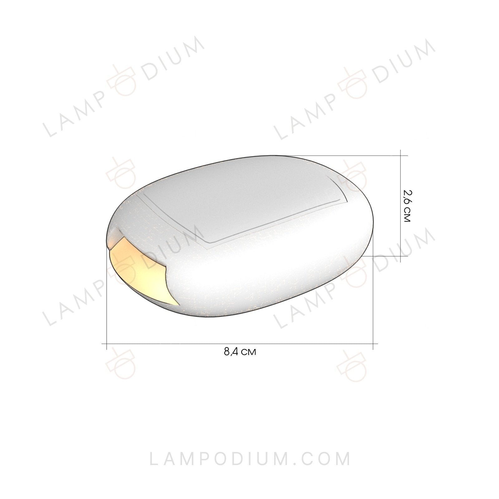 Exterior light LAMPIONE STRADALE 7016