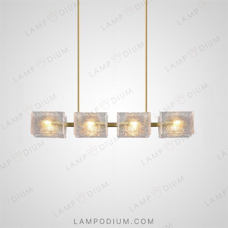 Linear, row luminaire FABIOLA LONG