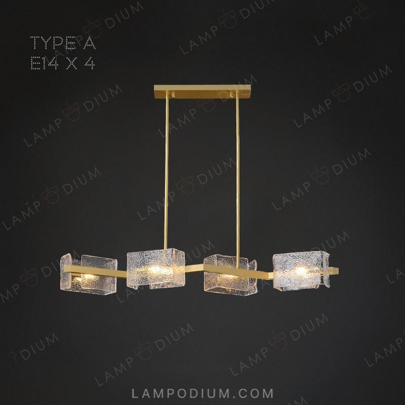 Linear, row luminaire FABIOLA LONG