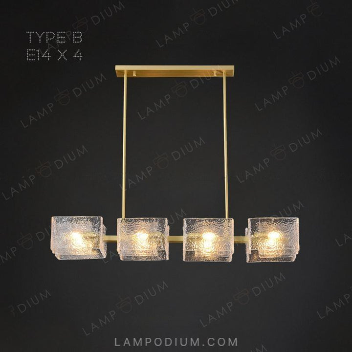 Linear, row luminaire FABIOLA LONG