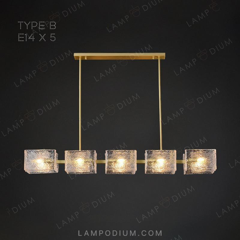 Linear, row luminaire FABIOLA LONG