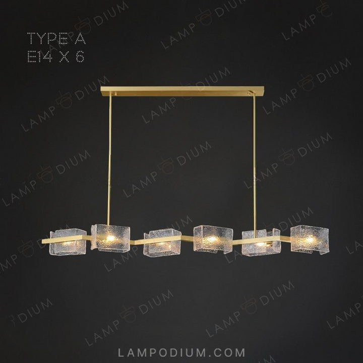 Linear, row luminaire FABIOLA LONG