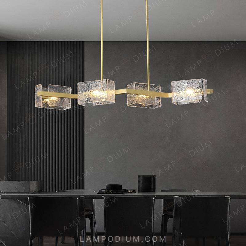 Linear, row luminaire FABIOLA LONG