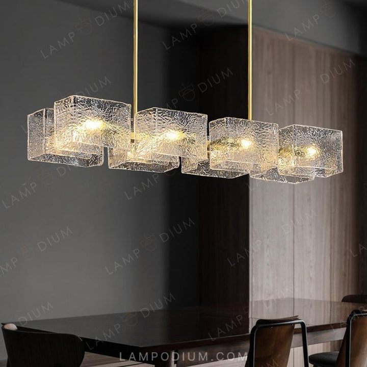 Linear, row luminaire FABIOLA LONG