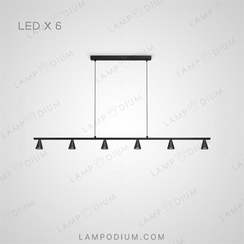 Linear, row luminaire FARLAND LONG