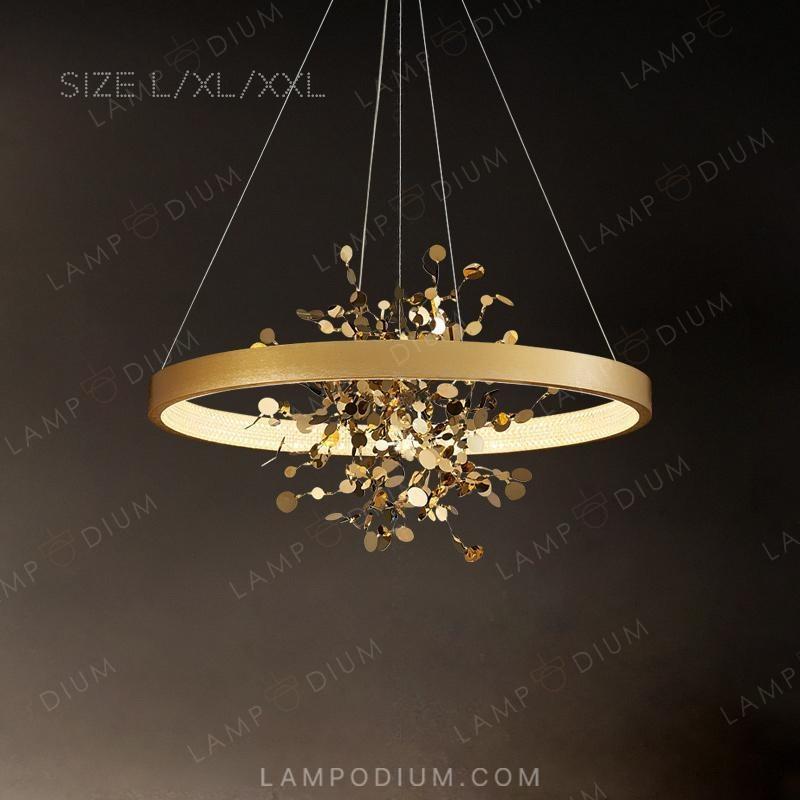 Circular chandeliers and lamps FELISA