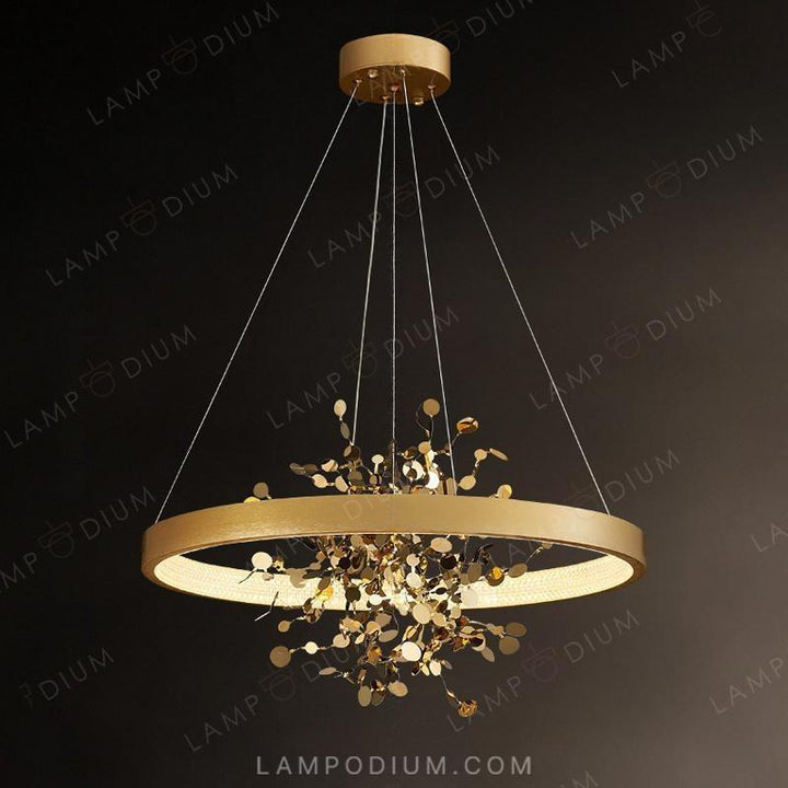 Circular chandeliers and lamps FELISA