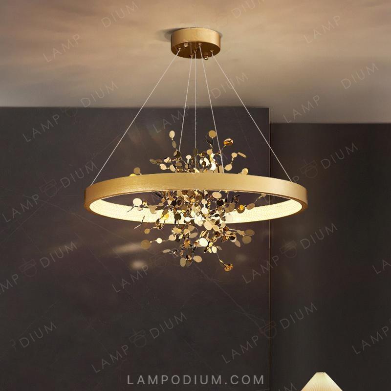 Circular chandeliers and lamps FELISA