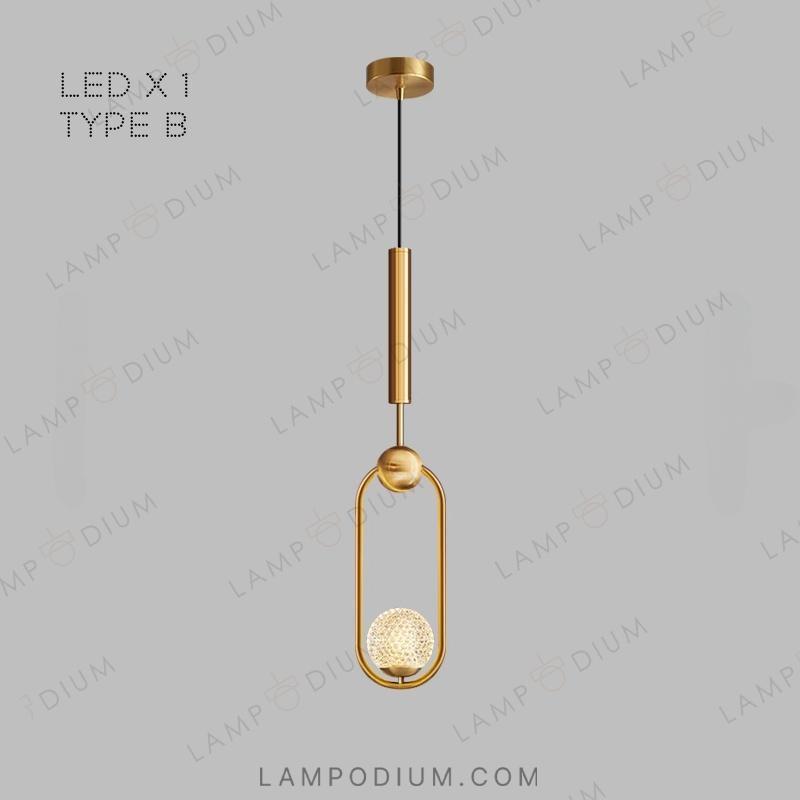 Hanging lamp FINNUR BALL