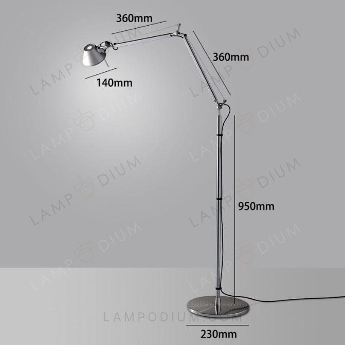 Floor lamp LUMINA ARGENTO