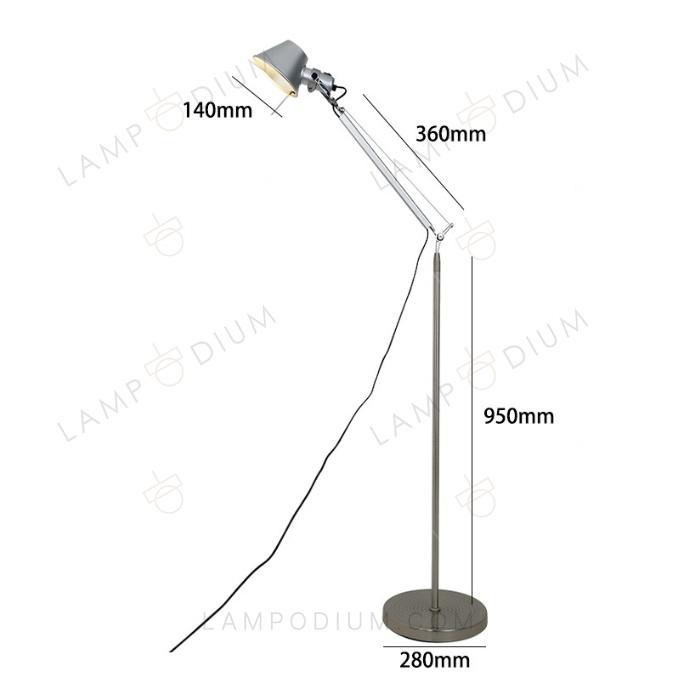 Floor lamp LUMINA ARGENTO