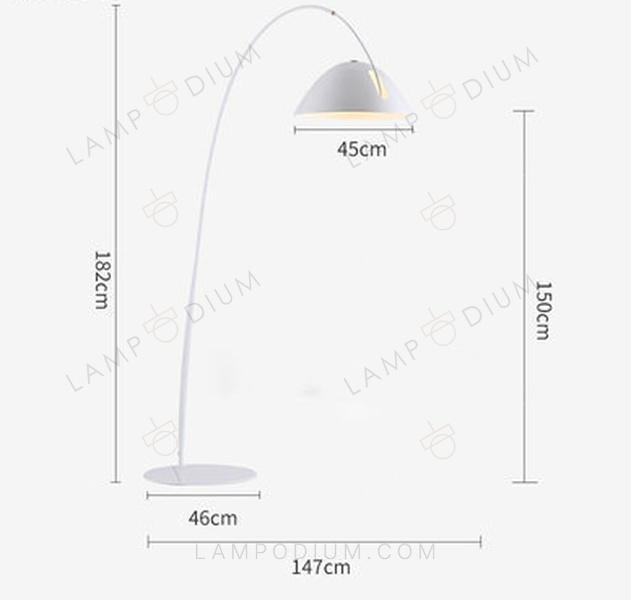 Floor lamp LUCERNAIA