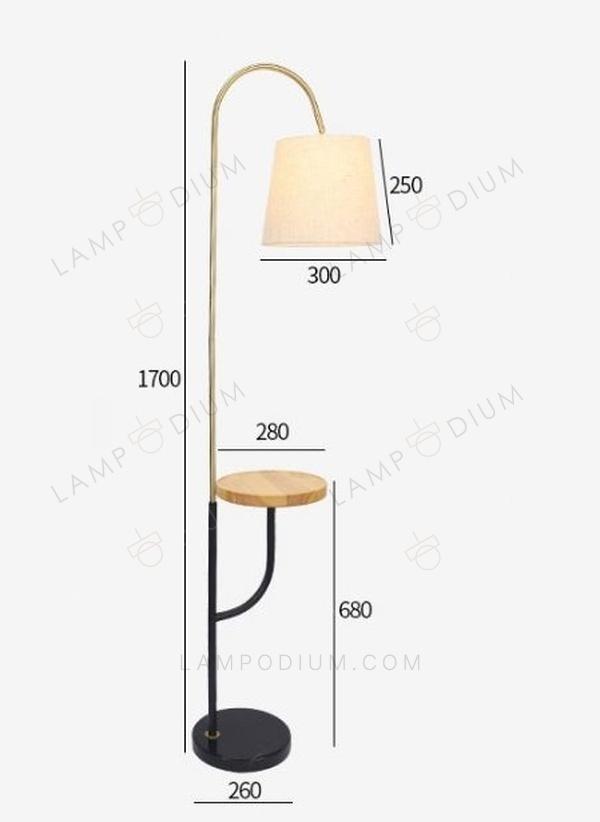 Floor lamp ARABESQUE