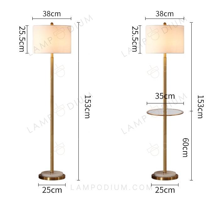 Floor lamp RAYX