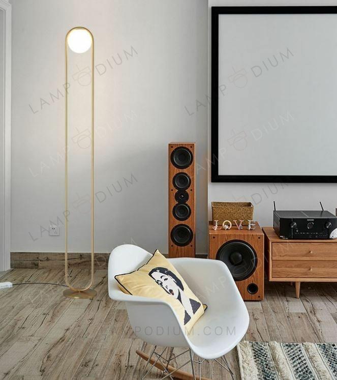 Floor lamp OVALE ORB