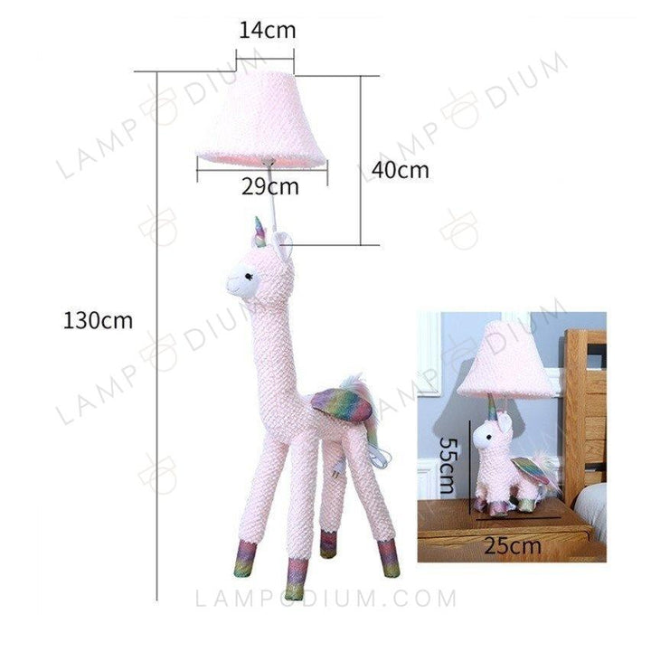 Floor lamp LAMA ROSA