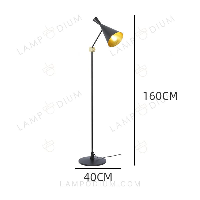 Floor lamp TRUMPETTO