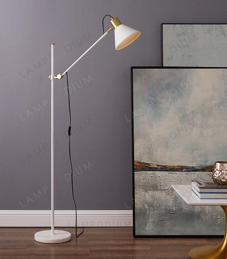 Floor lamp SEMPLICE BIANCO ALTO