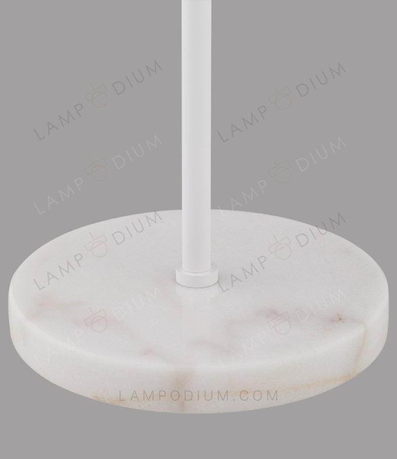 Floor lamp SEMPLICE BIANCO ALTO