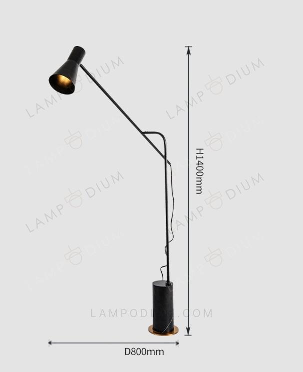 Floor lamp BOGEM ALTO