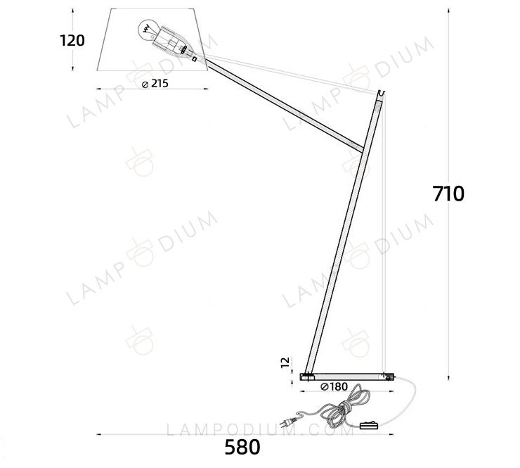 Floor lamp TENSIONE