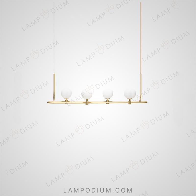 Linear, row luminaire FRANCOIS L