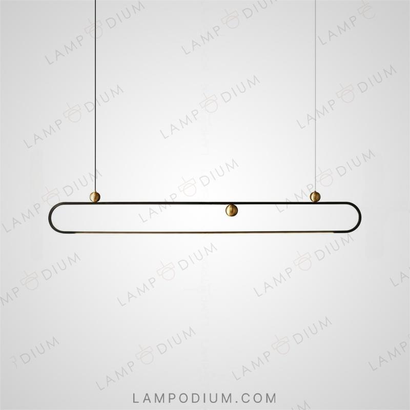 Linear, row luminaire FREDA