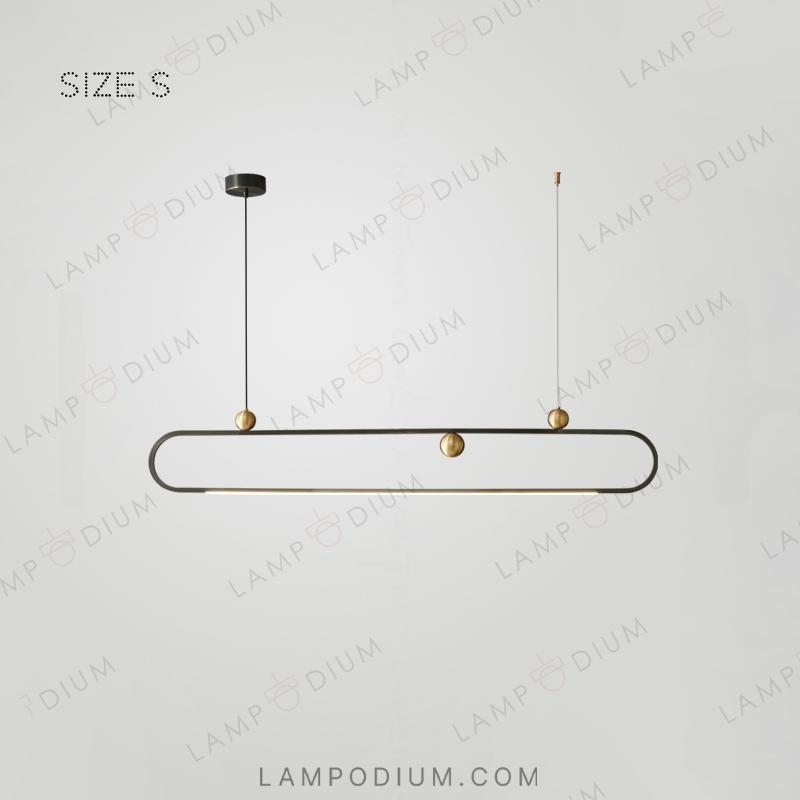 Linear, row luminaire FREDA