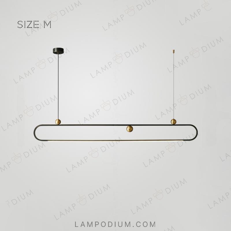 Linear, row luminaire FREDA