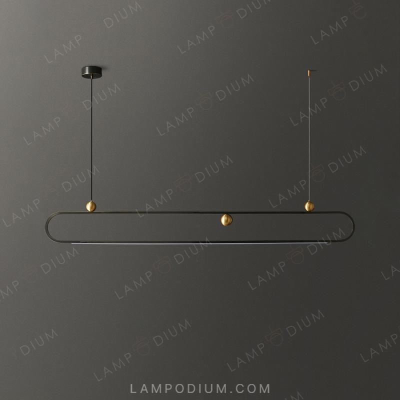 Linear, row luminaire FREDA