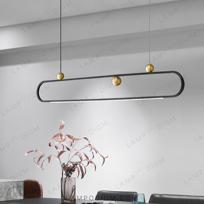 Linear, row luminaire FREDA