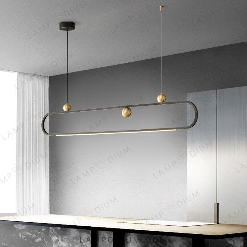 Linear, row luminaire FREDA