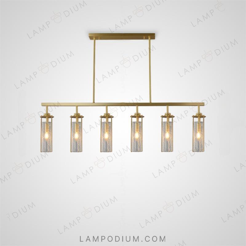 Linear, row light fixture GABRIELLA LONG