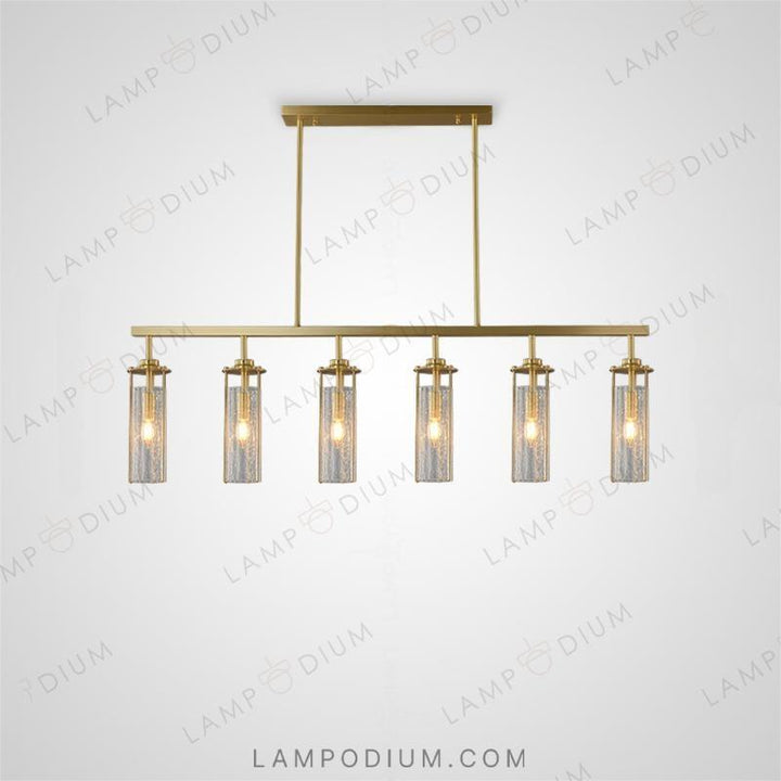 Linear, row light fixture GABRIELLA LONG