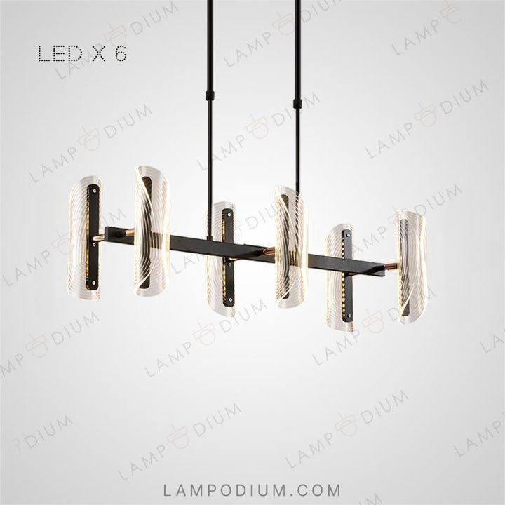 Linear, row luminaire GAETANO