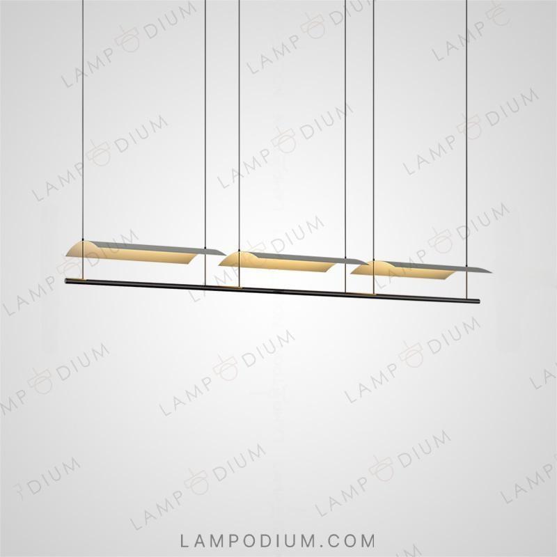 Linear, row luminaire GARTH